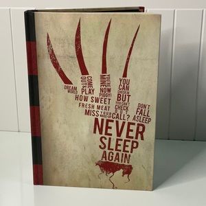 A nightmare on elm street never sleep again hardcover journal